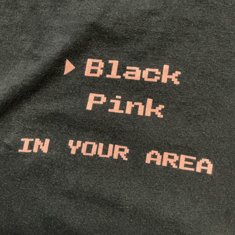YG Entertainment Blackpink In Your Area K-Pop Official Merch Graphic T-Shirt